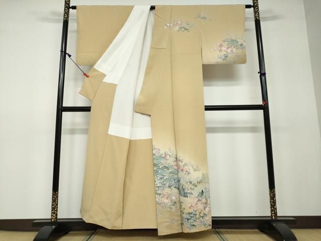 平和屋着物○伝統工芸士 水野保 保辻が花染 訪問着 辻が花 絞り