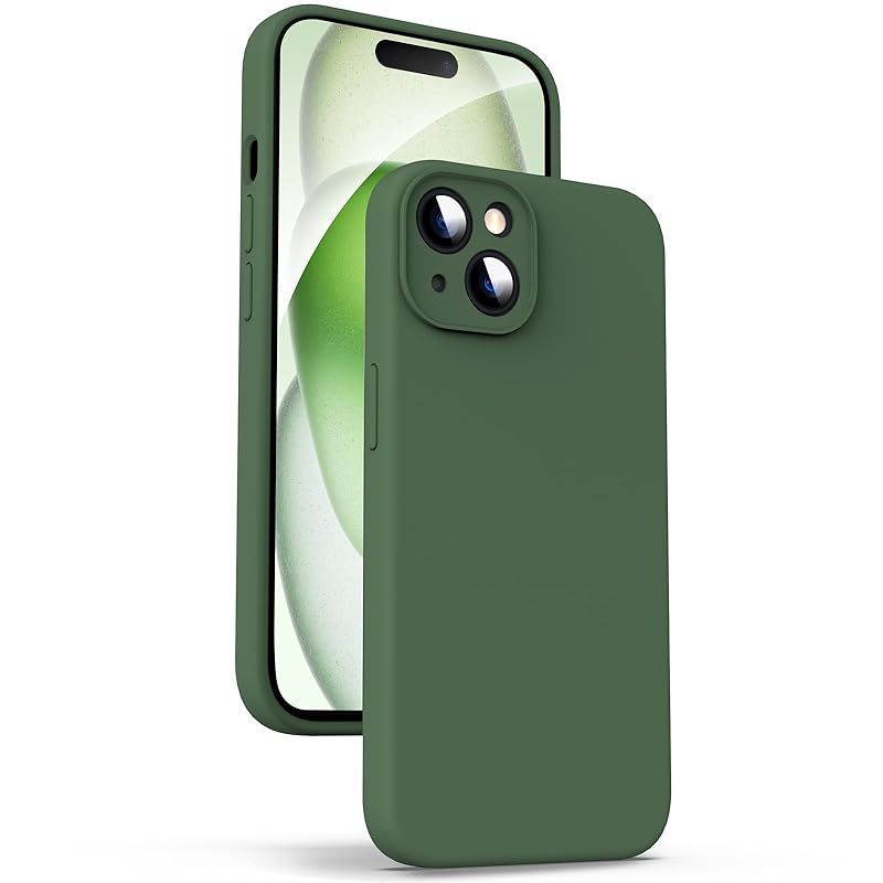 新品】 Supdeal iPhone 15 ケース 対応液体シリコン [耐衝撃] [柔軟TPU