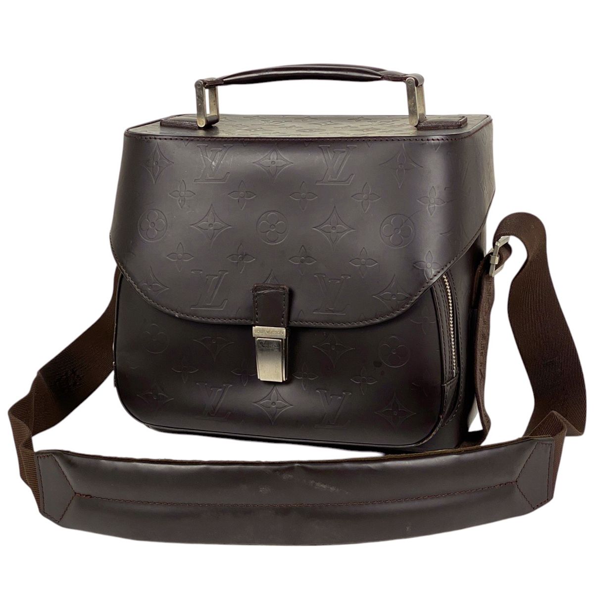 中古 Louis Vuitton ショルダーバッグ ダークブラウン ルコ ルイ 