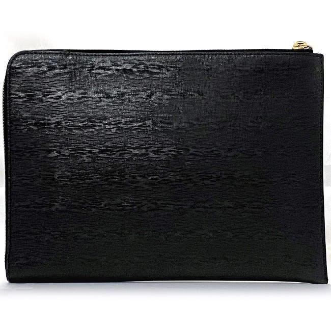 フェンディ クラッチバッグ ブラック モンスター 8M0363 美品 レザー