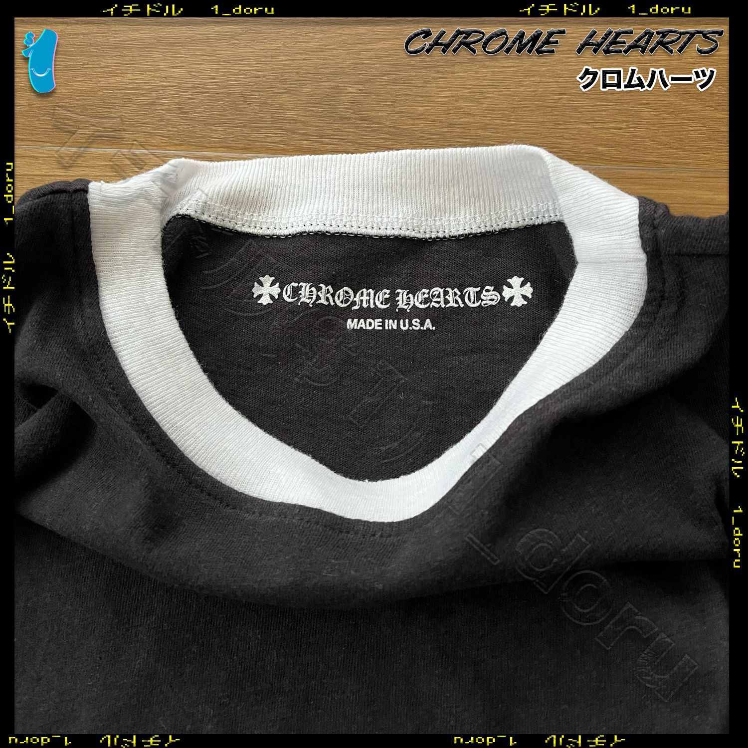 +CHROME HEARTS+ WOMENS TEE レディース ホースシュー Tシャツ Chrome Hearts Womens Horseshoe Plus Tee Black S レディース