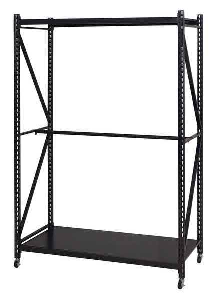 スチール製のラルドボルトレスシェルフ ハンマートーン仕上げ