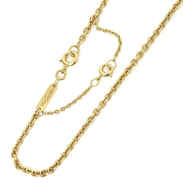 カルティエ Cartier チェーンネックレス K18YG イエローゴールド
