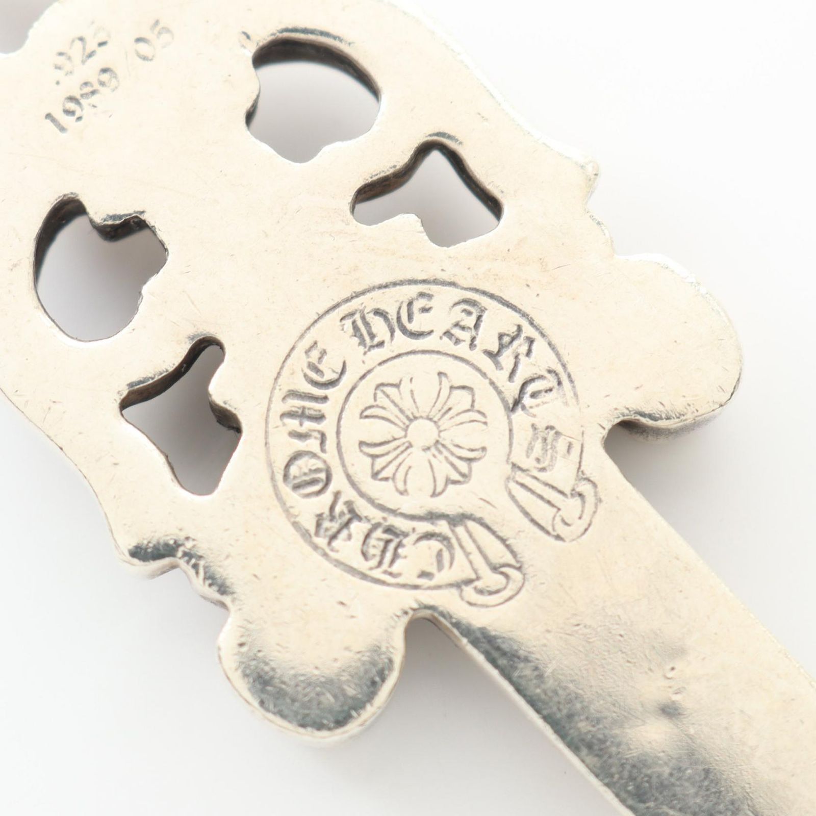 割引中！Chrome Hearts ラージドッグタグネックレストップ クロム