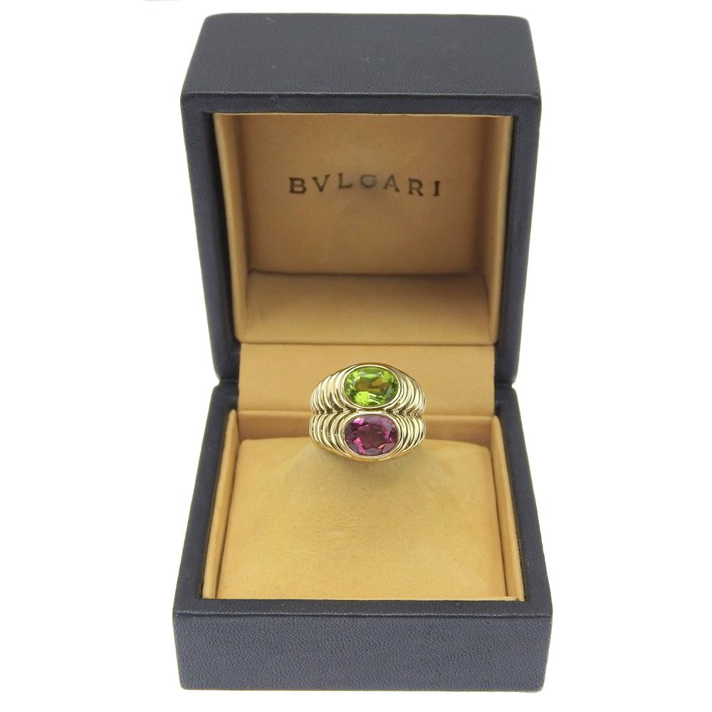 BVLGARIドッピオバチェラート K18イエローゴールド(値下げ不可) BVLGARI ブルガリ ドッピオ バチェラート ダイヤリング 750YG