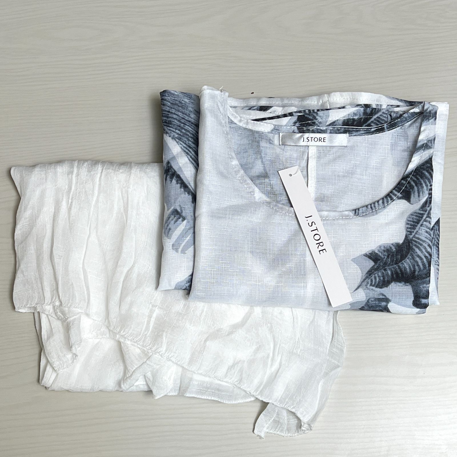 J.STORE] ワンピース カーディガン 2点セット Mサイズ レディース 花柄