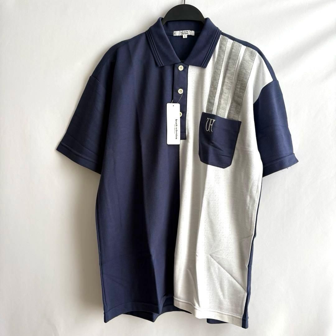 新品未使用 heath selection 半蔵 ポロシャツ タグ付きL メンズ - メルカリ