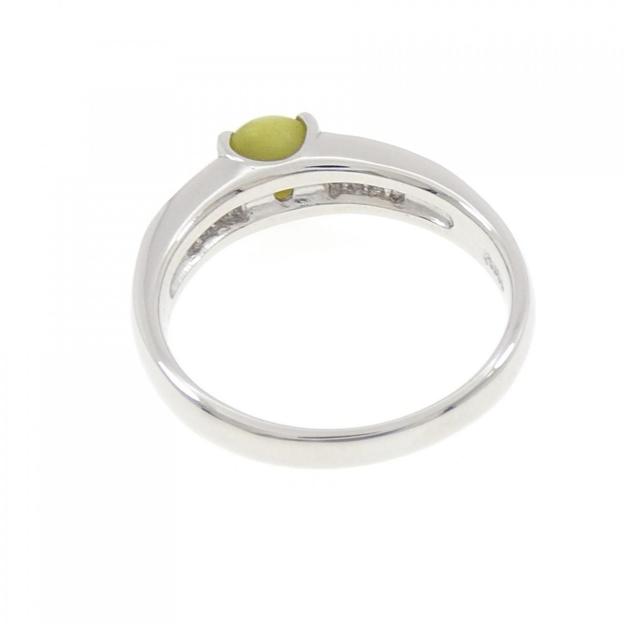 PT900 クリソベリルキャッツアイ リング 1.63CT - メルカリ 