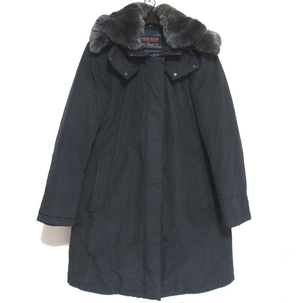 良品 WOOLRICH ウールリッチ BOW BRIDGE ZIP UP ラビットファー