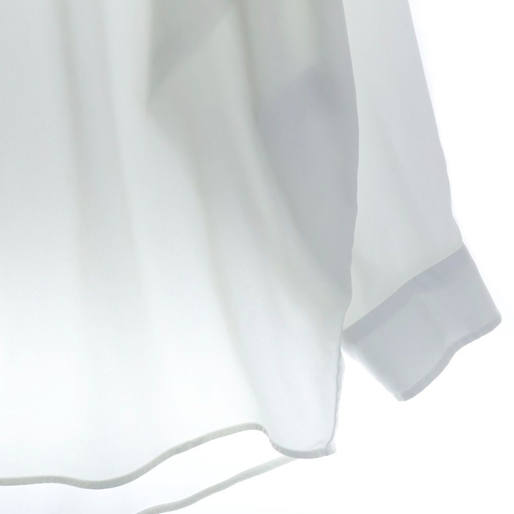 BALENCIAGA (バレンシアガ) キャンペーンロゴ 長袖 シアーシャツ  