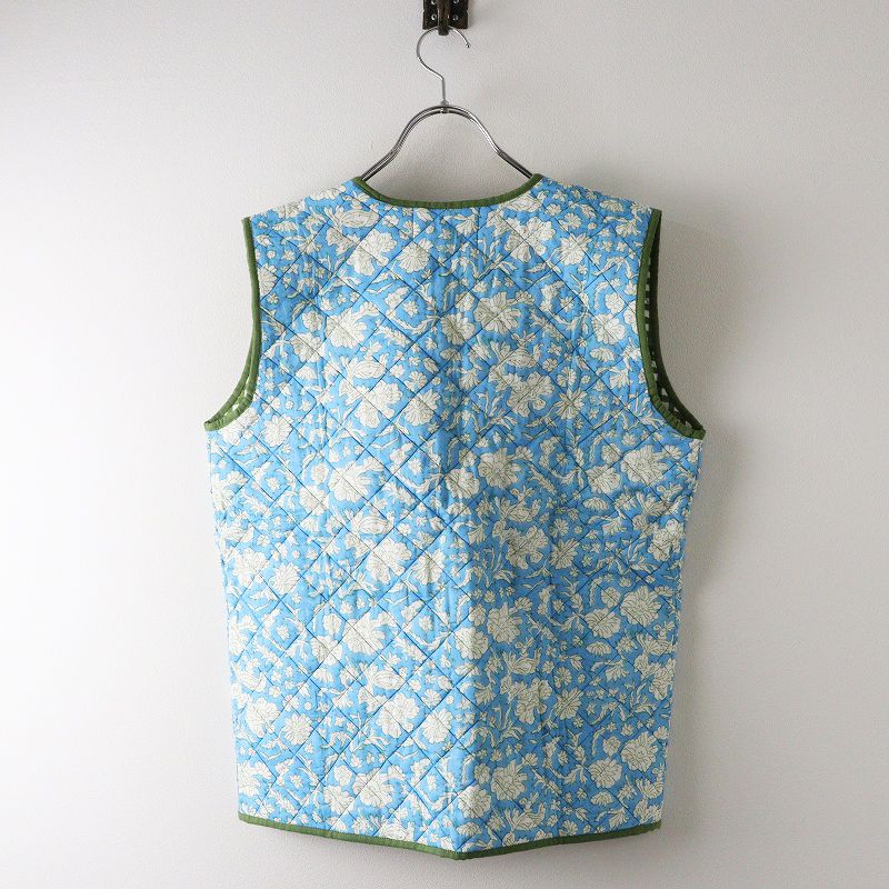 ロンハーマン エスゼットブロックプリント SZ Blockprints MANJU VEST NILA PRINT キルティングベスト M L 2400014491401