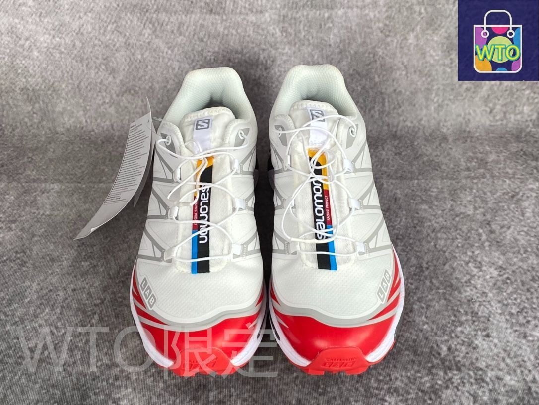 SALOMON サロモン XT-6 スニーカー ホワイト レッド ローカット
