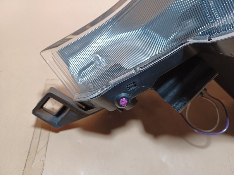 コーティング済 エスティマ AHR20W 左ヘッドランプ・ヘッドライト X  