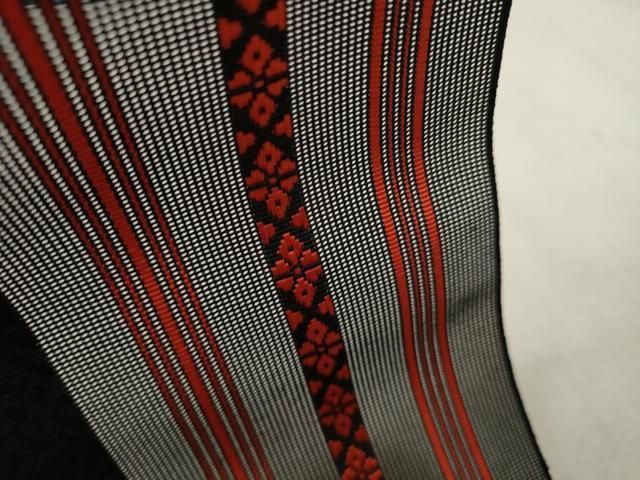 平和屋着物＊夏物 本場筑前博多織 八寸名古屋帯 紗献上 正絹 逸品