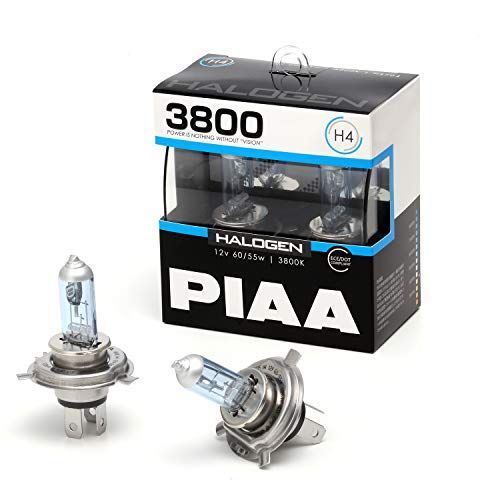 3800K_H4 PIAA ヘッドライトフォグランプ用 ハロゲン H4 3800K 車検対応 2個入 12V 60/55W ECE規格準拠 HS704