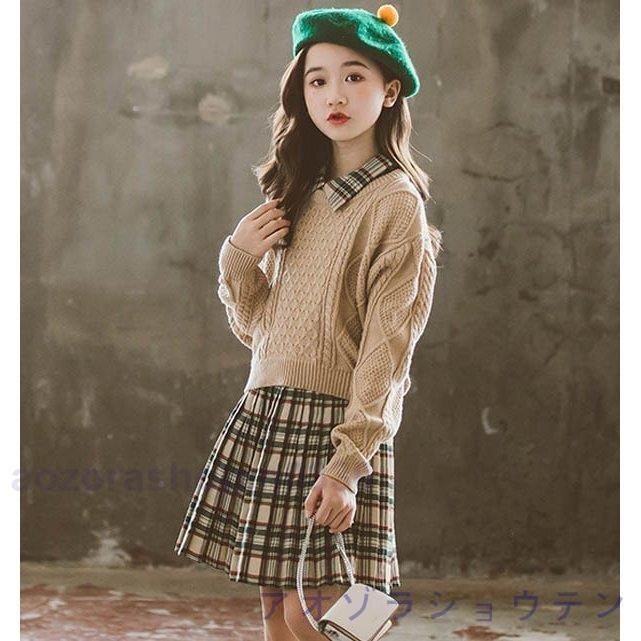 新品未使用】2点セット‼️N°21 Kids ニットワンピース(サイズ:6歳)