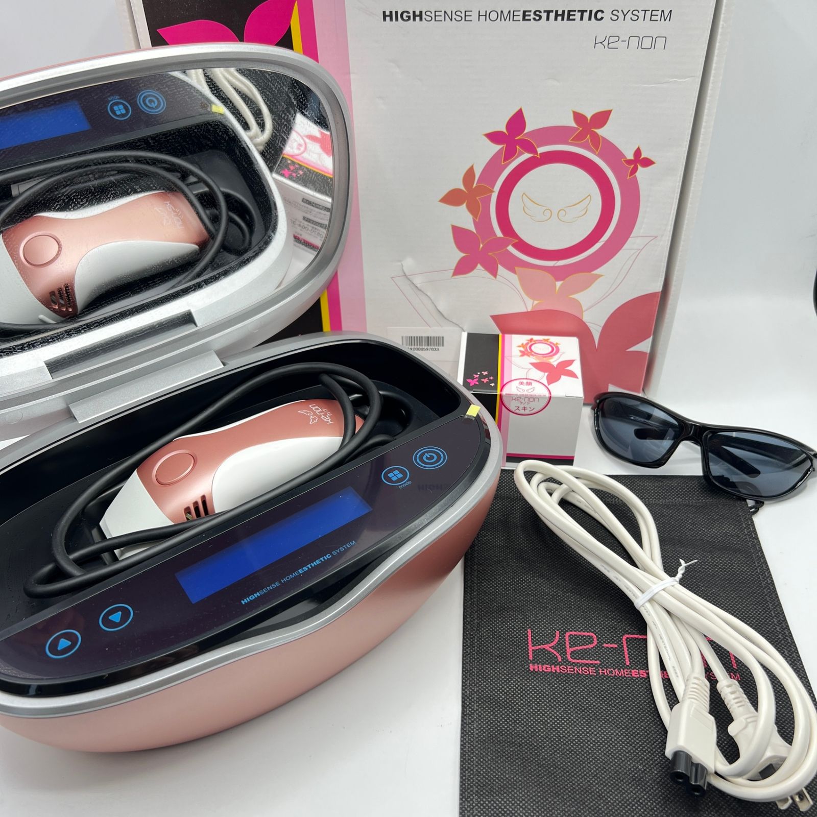 ケノン Ver.8.6 カートリッジ2点 スーパー 2 スキン 脱毛器 kenon 本体