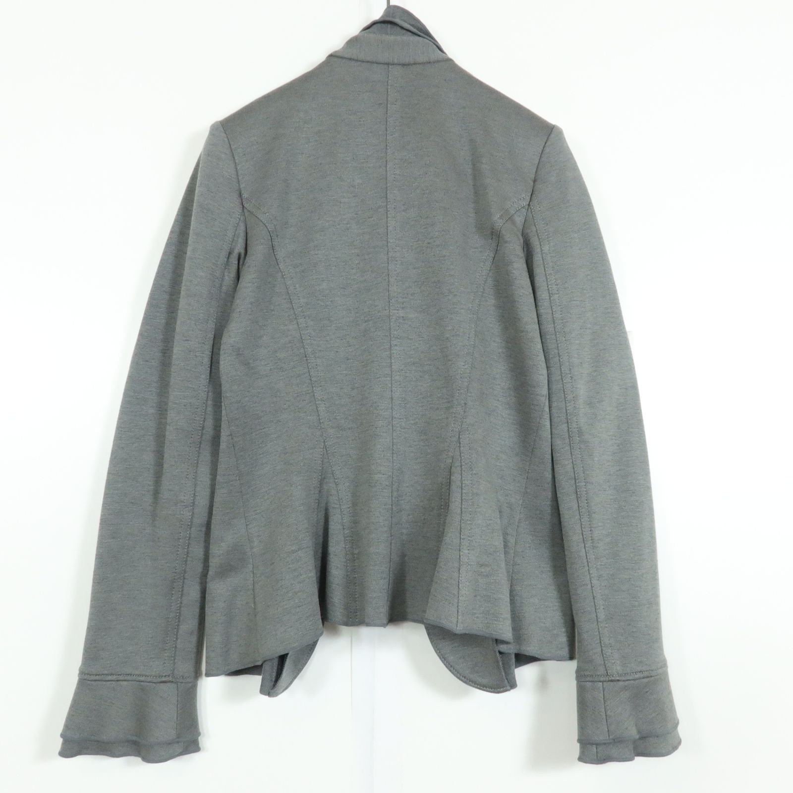 ナラカミーチェ フリル付き ジャケット（グレー） 美品】ナラカミーチェ☆フリルジャケット サイズ1 グレー系