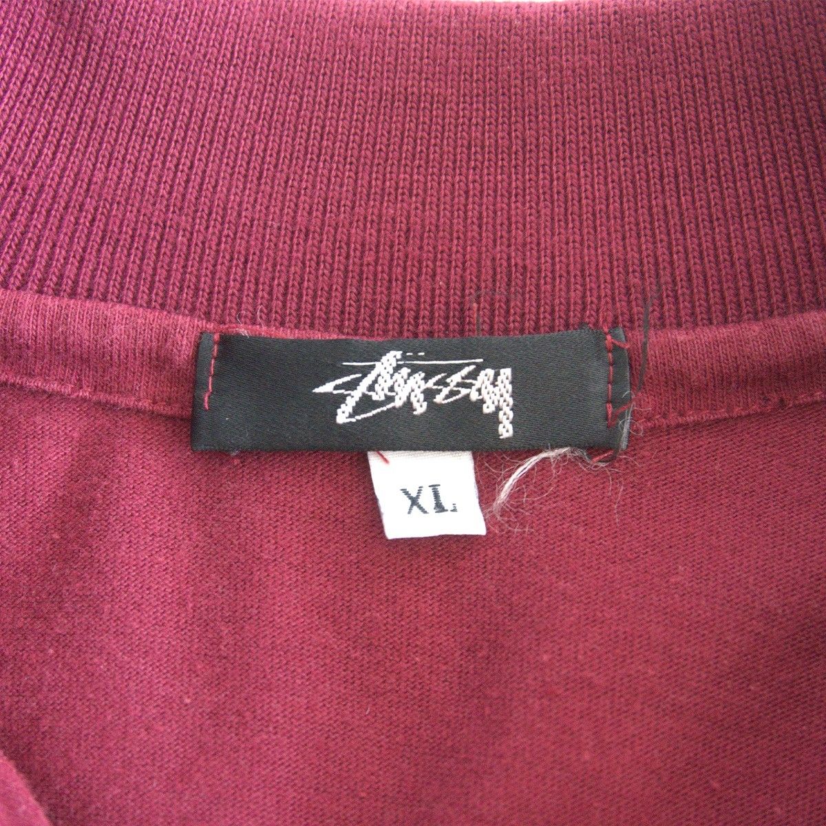 80s/USA製】OLD STUSSY【ロングスリーブ ポロシャツ】XL ステューシー