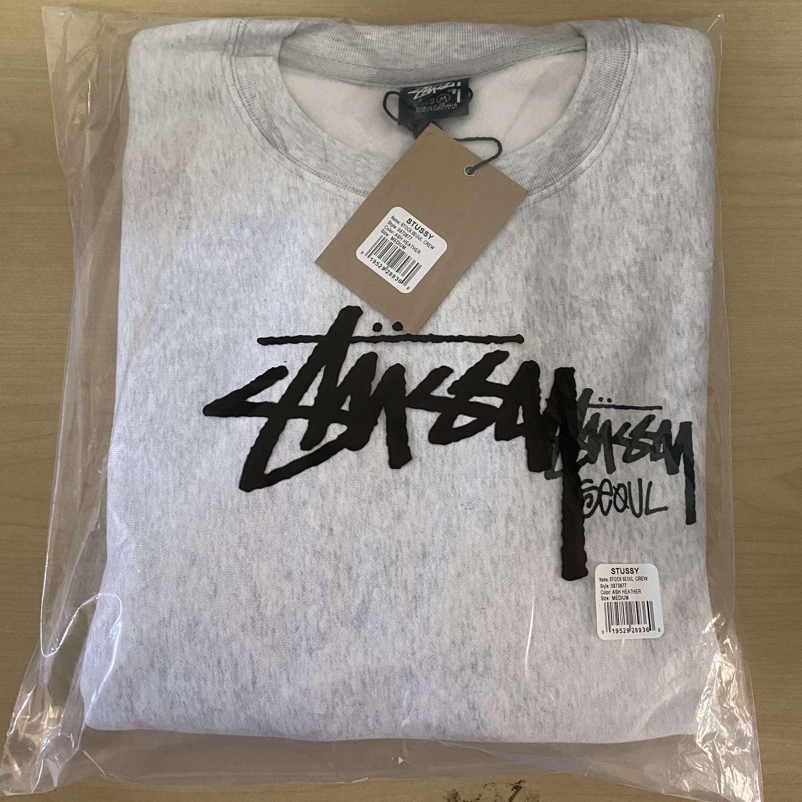 新品未使用*ステューシー STUSSY STOCK SEOUL 3913877 裏起毛 