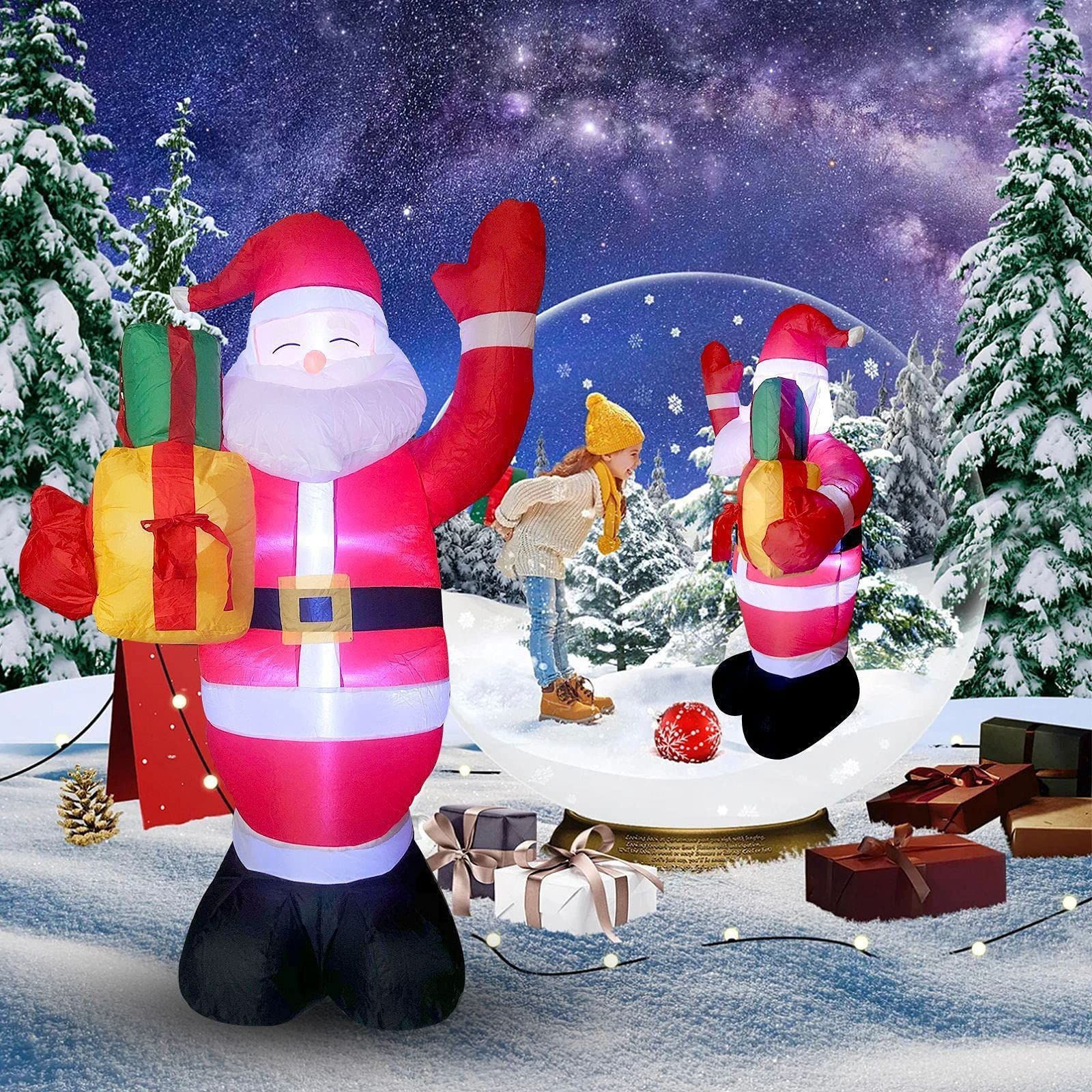 クリスマス 光る 雪だるま カボチャ サンタクロース ジンジャー