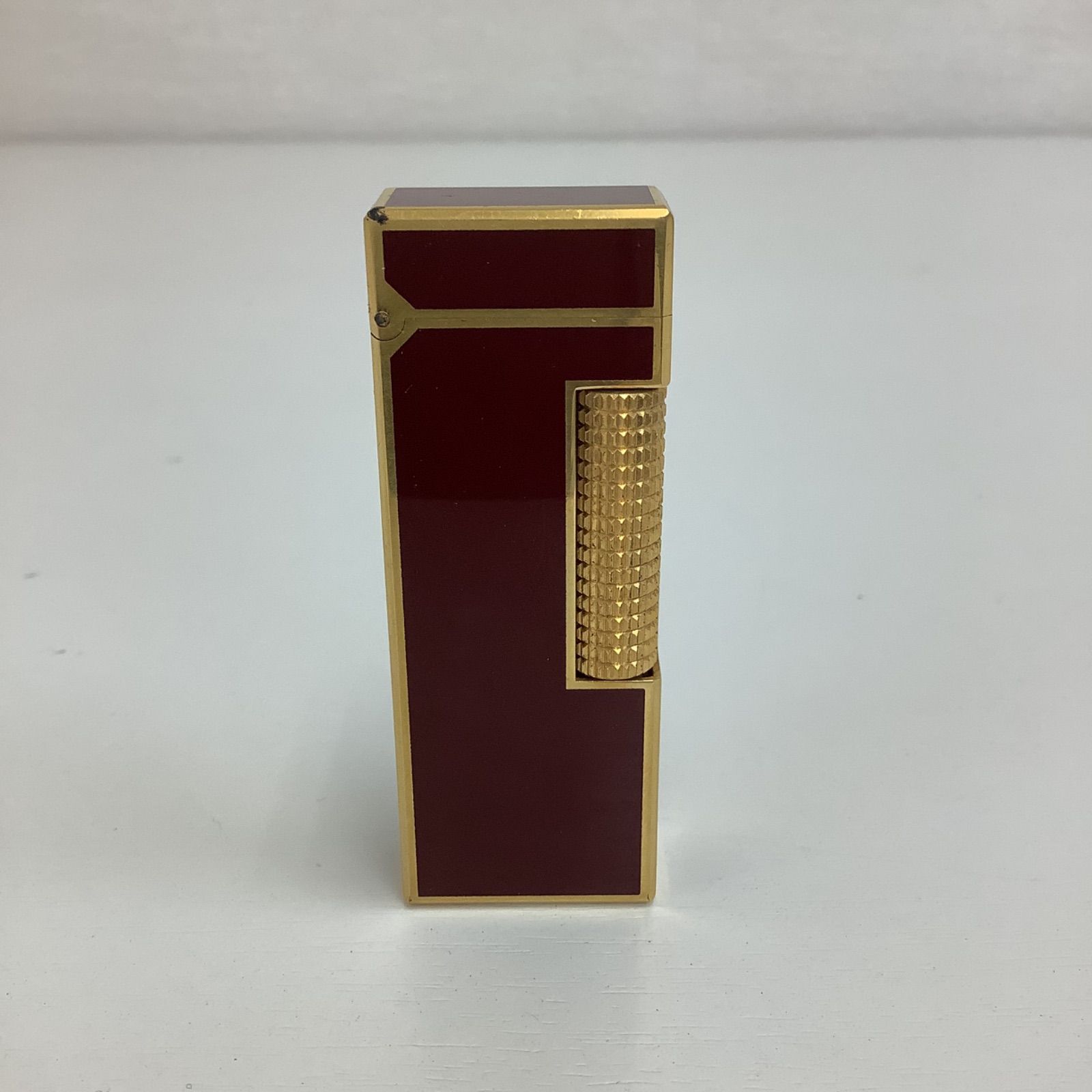 dunhill ダンヒル ガスライター レッド×ゴールド - メルカリ