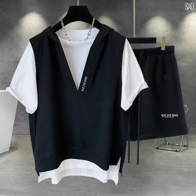 [S ]メンズ ファッション 服 用 オシャレ シンプル 大人 かっこいい ストリート 夏コーデ  