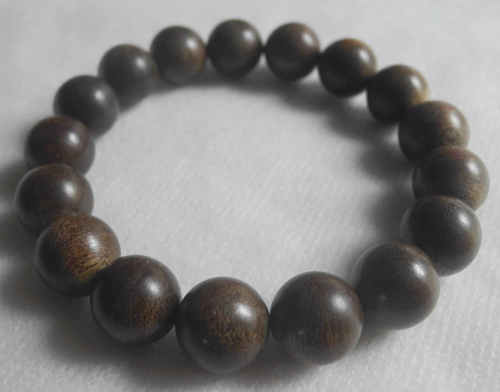 ベトナム産 品位 天然 香木 沈香 水沈 数珠 ブレスレット 本物 21g 12mm agarwood 仏具 伽羅 美しい木目 非常に良い香り アロマ