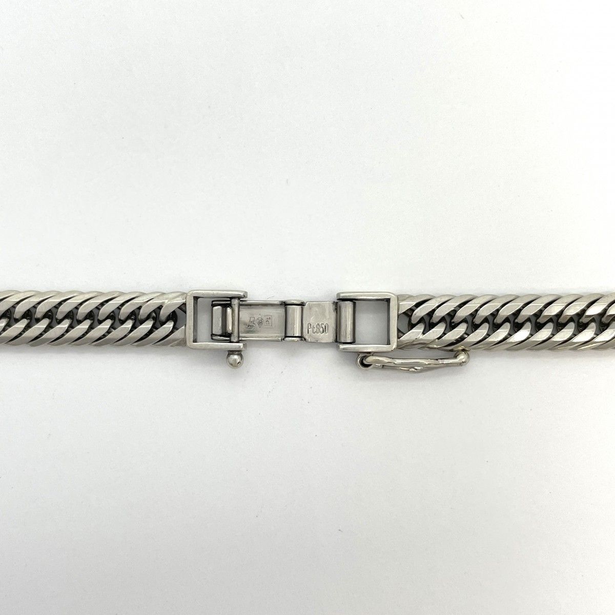 5khe038】喜平 ネックレス Pt850 プラチナ トリプル 12面 50.9cm 51.2g  