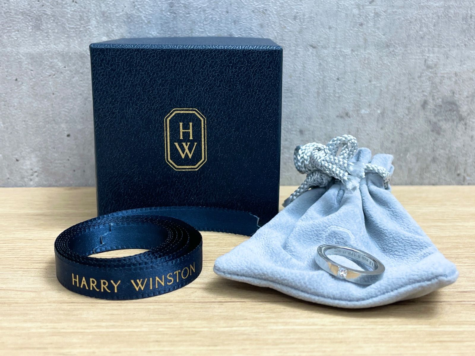 ➆ヴァンドーム青山プリンセスカットプラチナダイヤリング10号