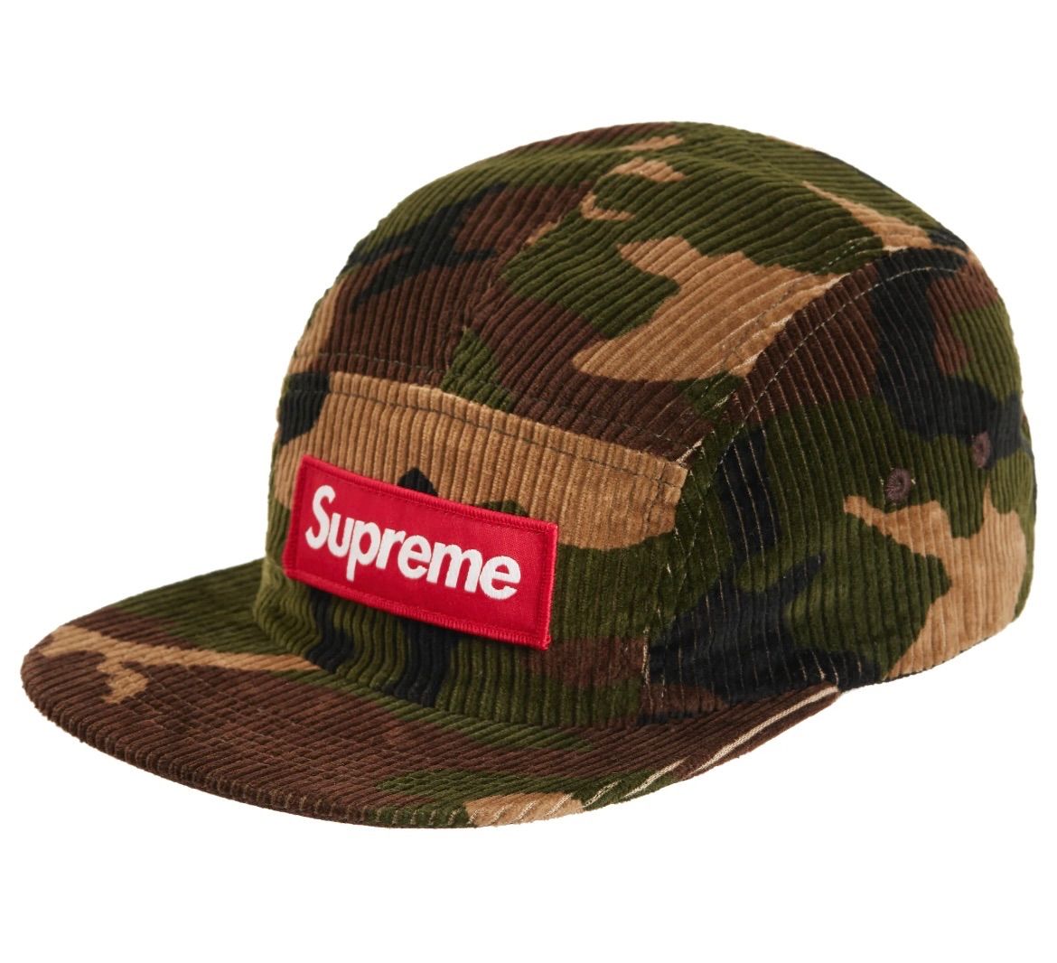 19AW Supreme Camo Corduroy Camp Cap - BLUE BROOKS - メルカリ