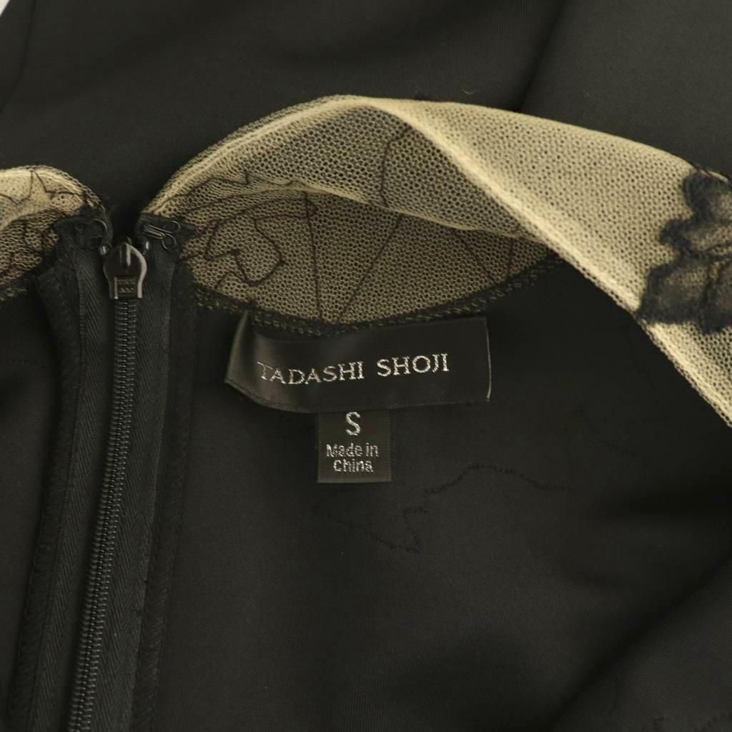 Tadashi Shoji 黒のレースノースリーブワンピース Tadashi Shoji 黒のレースノースリーブワンピース レディース