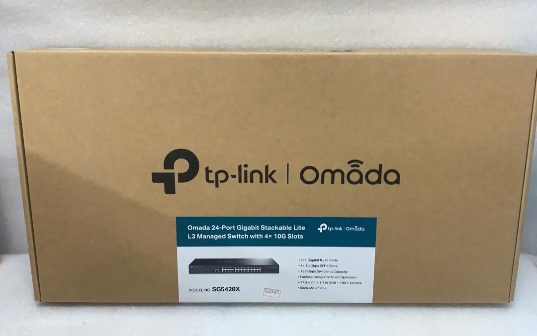 TP-Link SG5428X Omada ポート×24 10Gスロット×4 522431