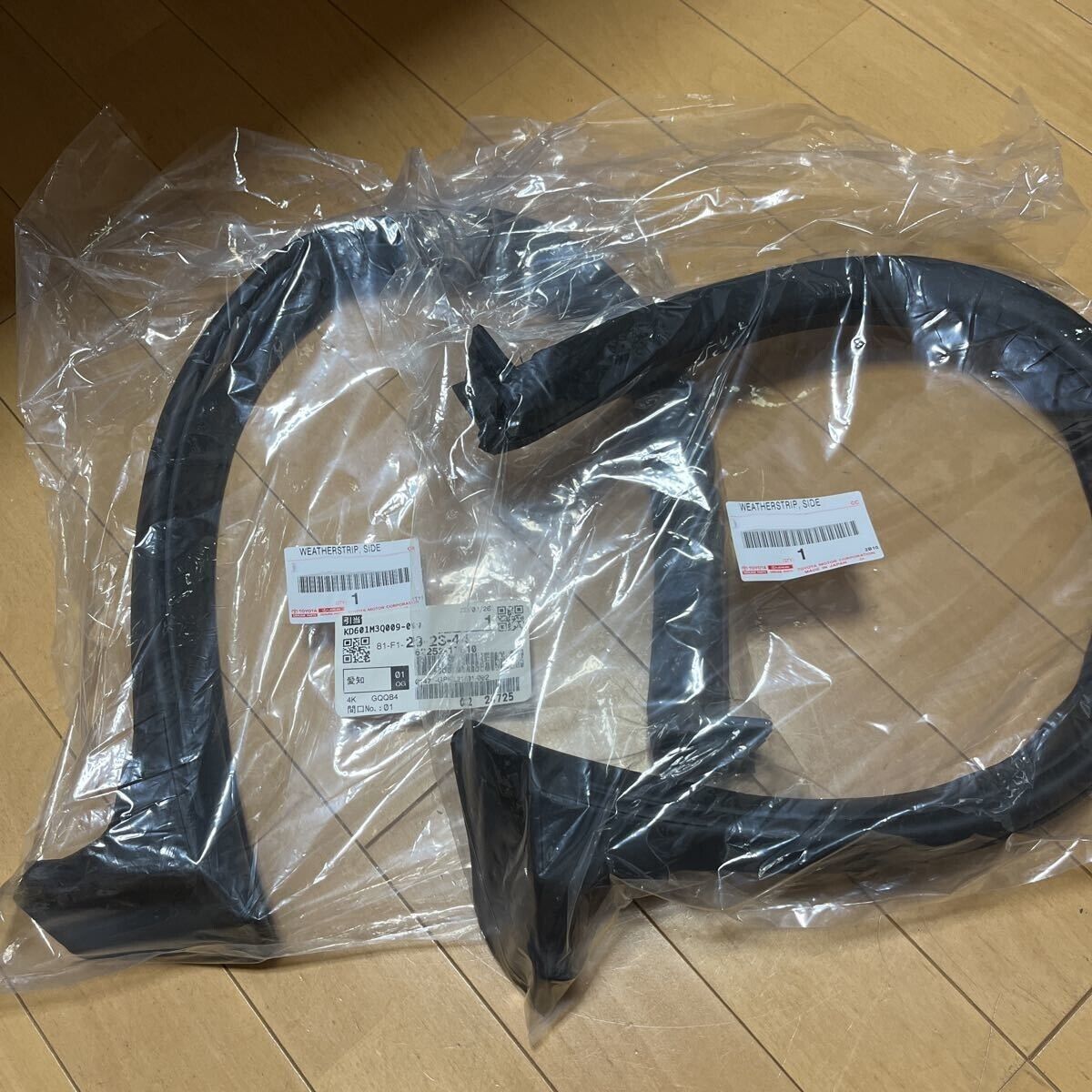 トヨタ純正 MR-S ZZW30 ハードトップ ウェザーストリップ ゴム モール ルーフ サイド MRS MR2 TOYOTA  Weatherstrip Moulding Genuine JDM