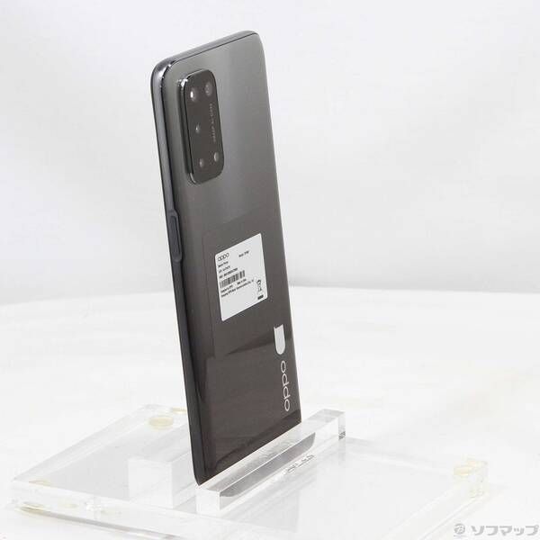 中古品〕 OPPO A54 5G 64GB シルバーブラック OPG02 UQ mobile