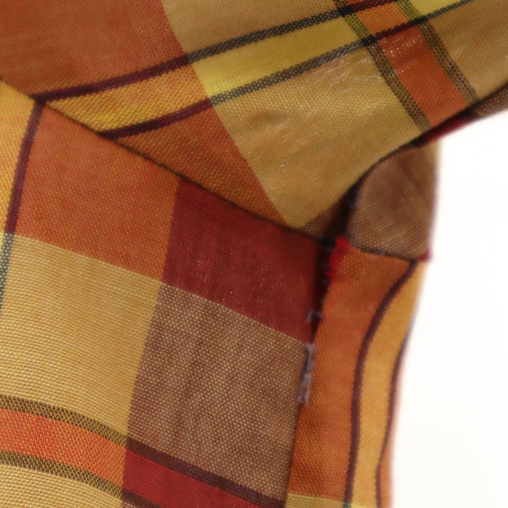 シアーズ 60s ヴィンテージ ボックスカット チェック柄 長袖 シャツ L