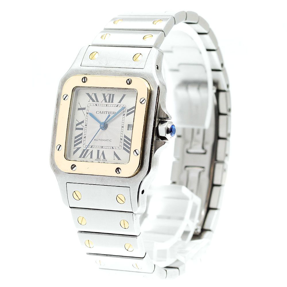 カルティエ CARTIER W20058C4 サントスガルベLM YGコンビ 自動巻き  