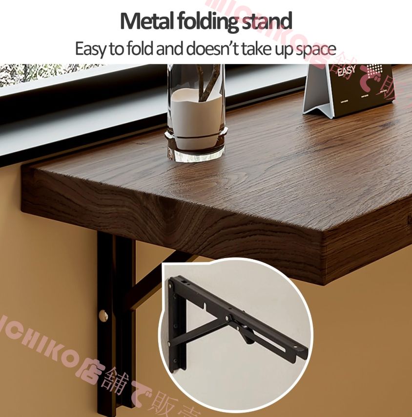 壁に取り付けられた折りたたみ式テーブルキッチン、小さなスペース用の