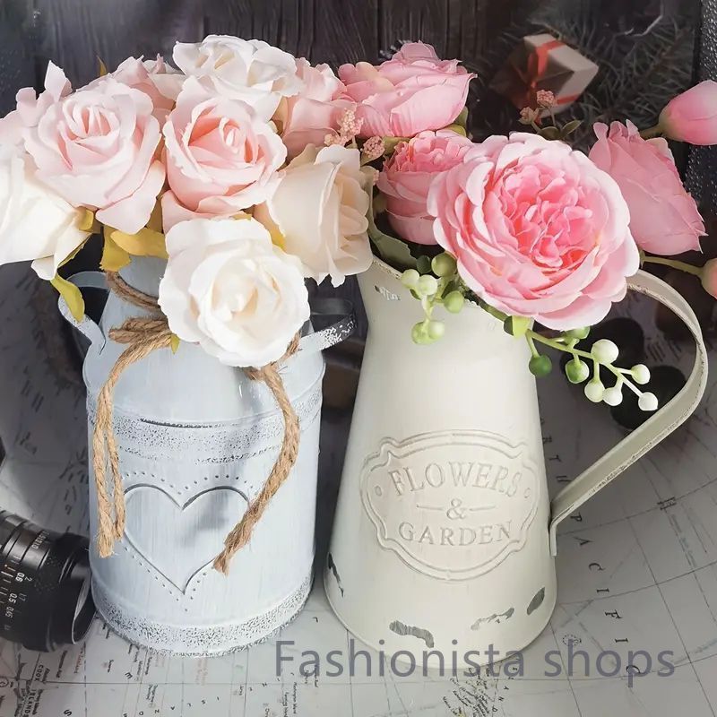 紅ヴィンテージ陶器フラワーベース2点セット Vintage Red Wing Pottery ceramic flower vase/ビンテージ 陶器