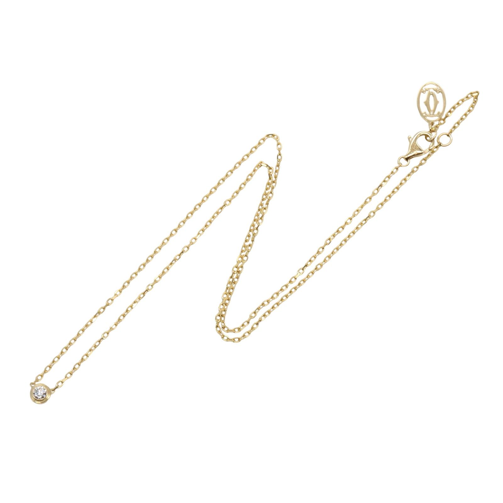 Cartier ダムールネックレス SM (イエローゴールド) Cartier