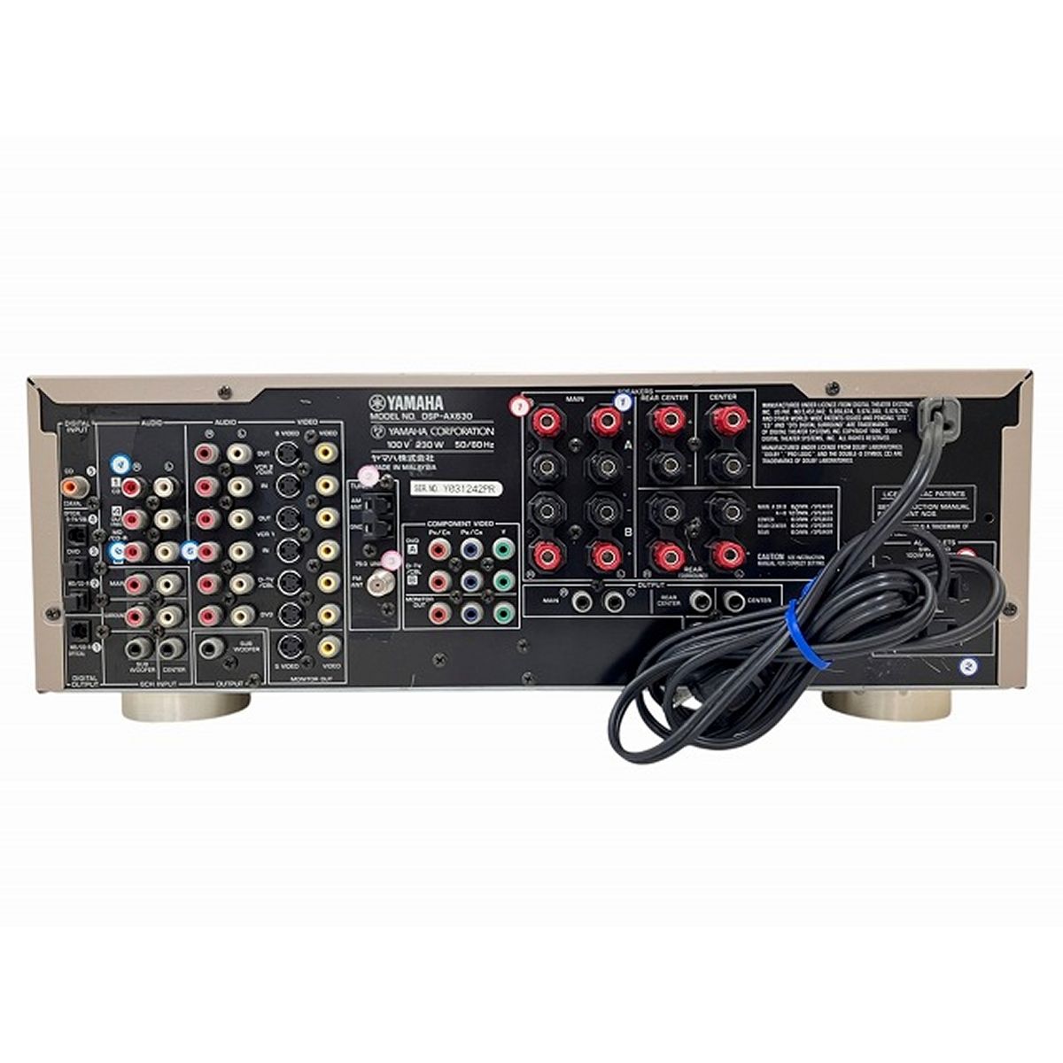 YAMAHA DSP-AX630 AVアンプ ヤマハ リモコン付き 31PPUmy2PWL._AC_SY200_QL15_.jpg