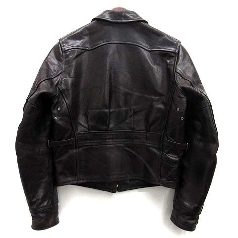 aero leather 黒 シングルライダースジャケット34 ホースハイド 楽天市場】【中古】◇希少アイテム！ホースハイド◇エアロレザー