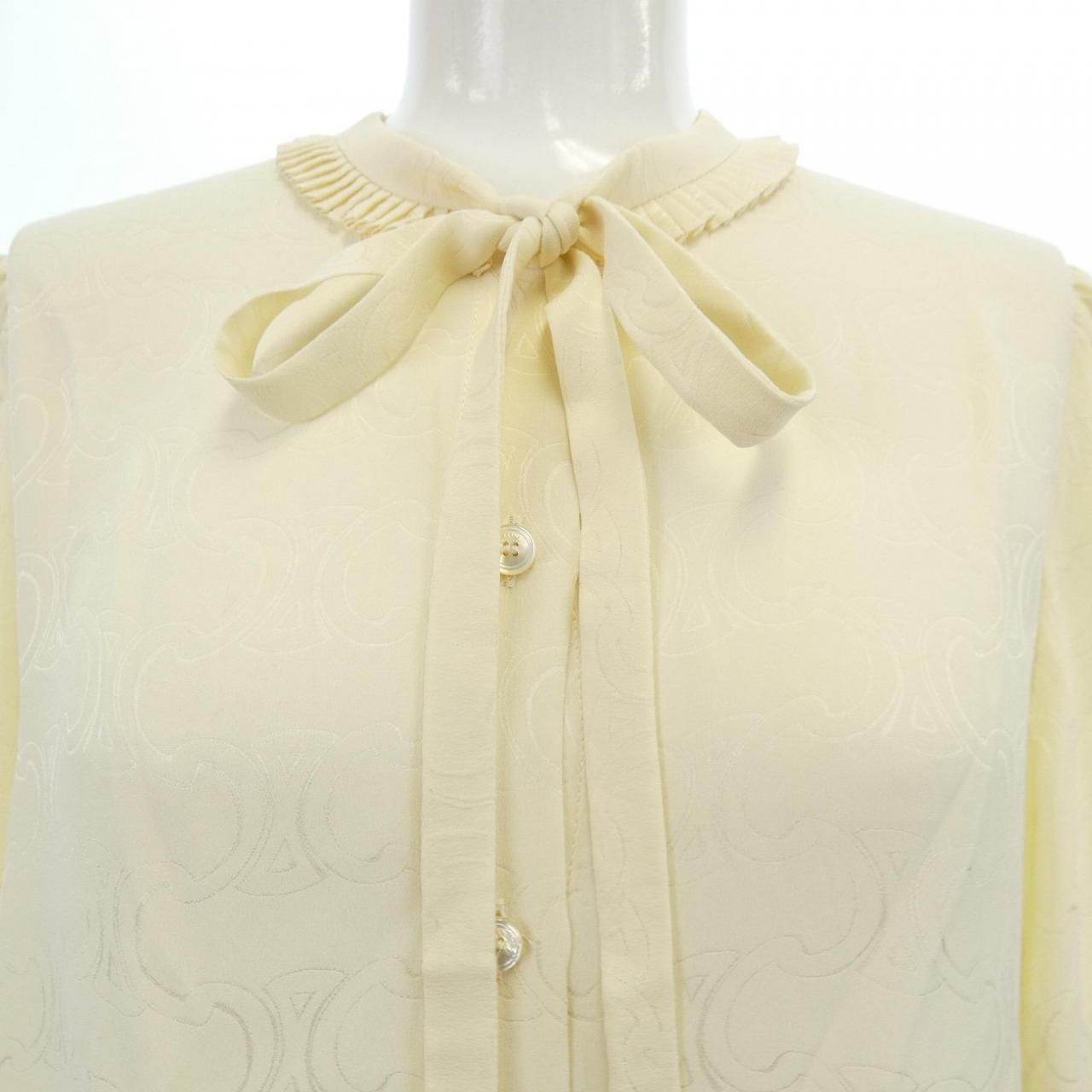 CELINE ファインラバリエールブラウス