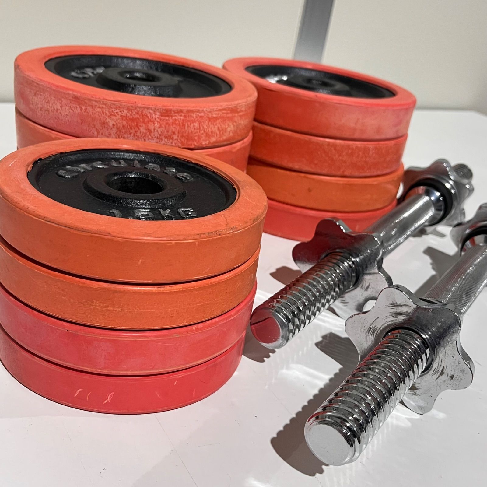YAMAZENダンベル15kg×2個 212【Bランク】 （15キロのダンベルの
