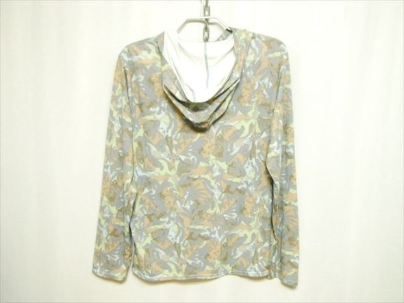 美 品 patagonia パタゴニア キャプリーンクールデイリー グラフィック フーディ ロング シャツ M パーカー