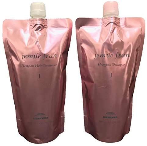 【在庫処分】fran】 詰替用セット【jemile トリートメント400g シャンプー400ml J ヒートグロス ジェミールフラン ミルボン