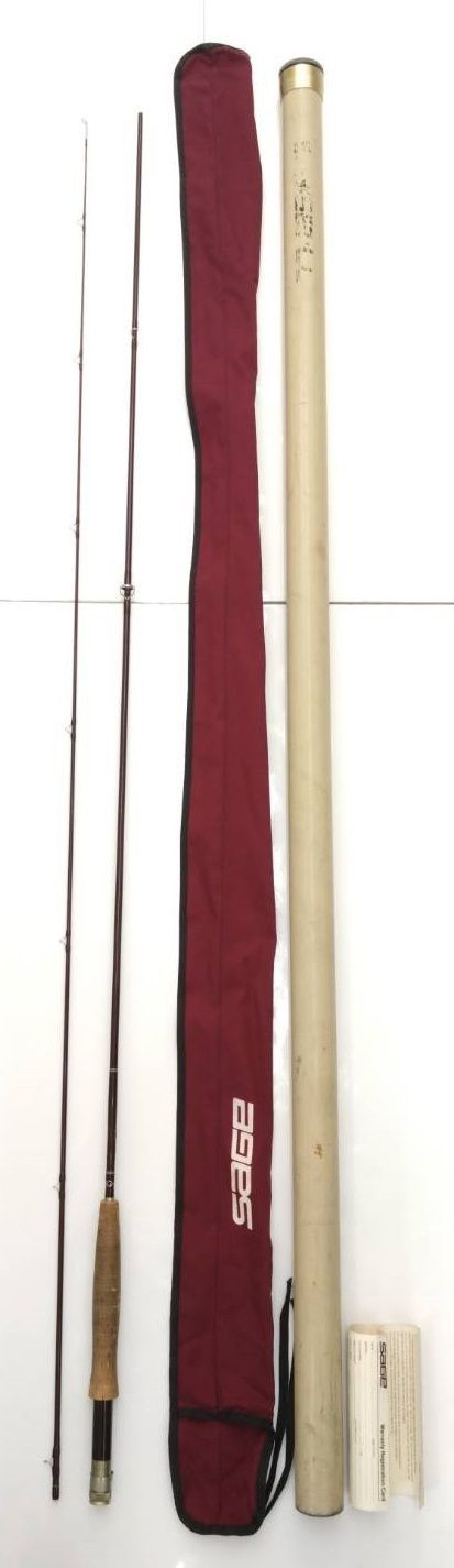 【美品】SAGE Graphite III 581LL #5ライン 8’1” sage セージ フライロッド GRAPHITE Ⅲ 481LL #4LINE アルミ