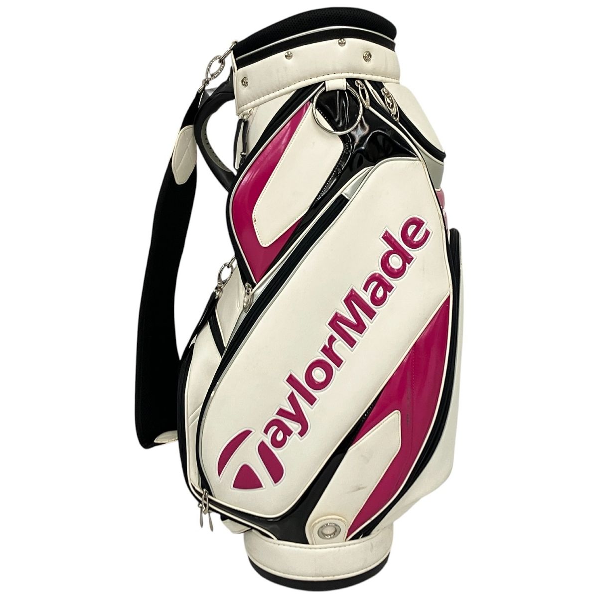 こう  新品 テーラーメイドキャディバック ピンク TaylorMade テーラーメイド CB104N 9.5型 5分割キャディバッグ
