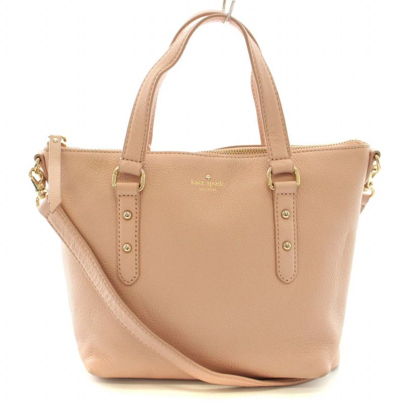 ケイトスペード KATE SPADE NEWYORK small penny larchmont avenue スモールペニーラーチモントアベニュー  2WAY ハンドバッグ トートバッグ ショルダーバッグ レザー ロゴ ピンク /BB