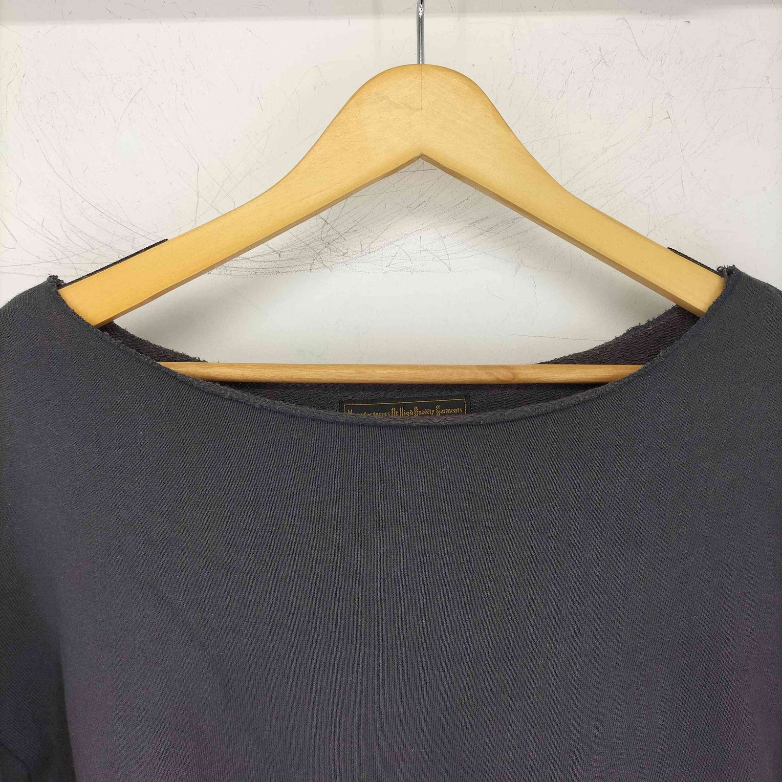 USED古着(ユーズドフルギ) {{S / île}}S / île sweat USED古着(ユーズドフルギ) {{BKE}} リブ切替 ハーフジップニット